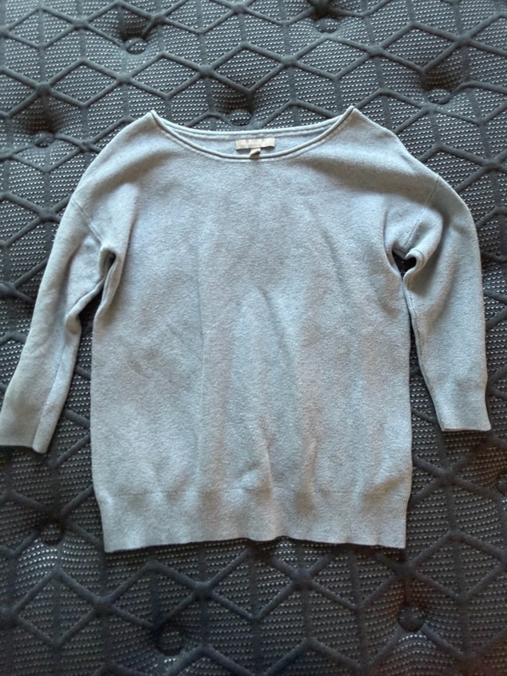 Banana Republic Light Gray Scoop Neck Sweater